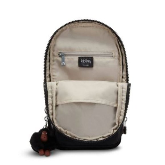 Kipling Blake One-Shoulder Backpack, Removable Crossbody Strap, Black - Picture 3 of 3